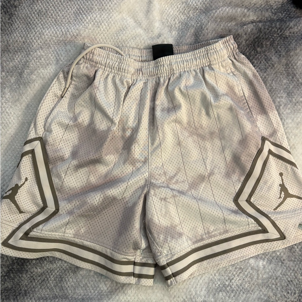 Jordan Athletic Shorts - Gray and White